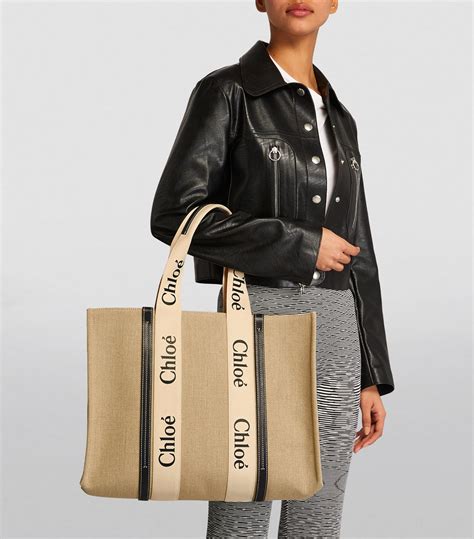 the tote bag chloe|chloe large woody tote bag.